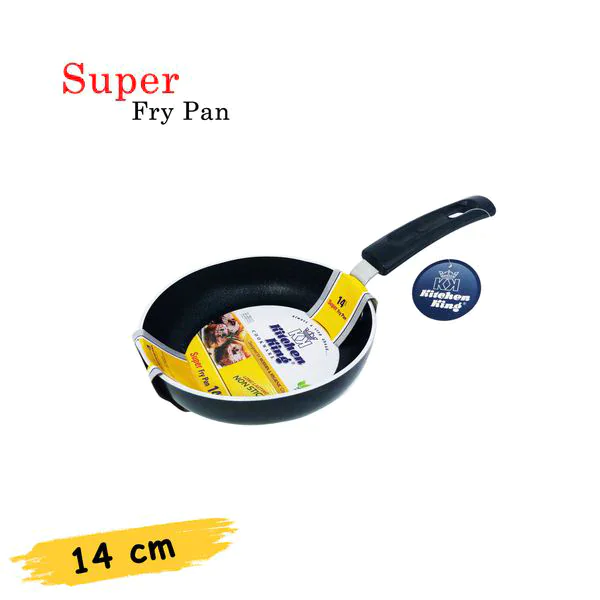 Kitchen King 14cm Non-Stick Fry Pan made from high-quality aluminum, best among the cooking producers.