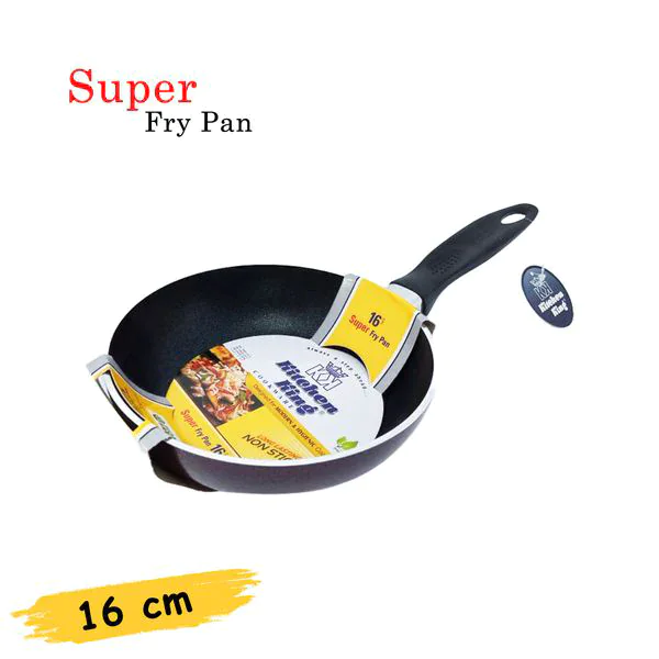 Kitchen King 16cm Non-Stick Fry Pan made from high-quality aluminum, best among the cooking producers.