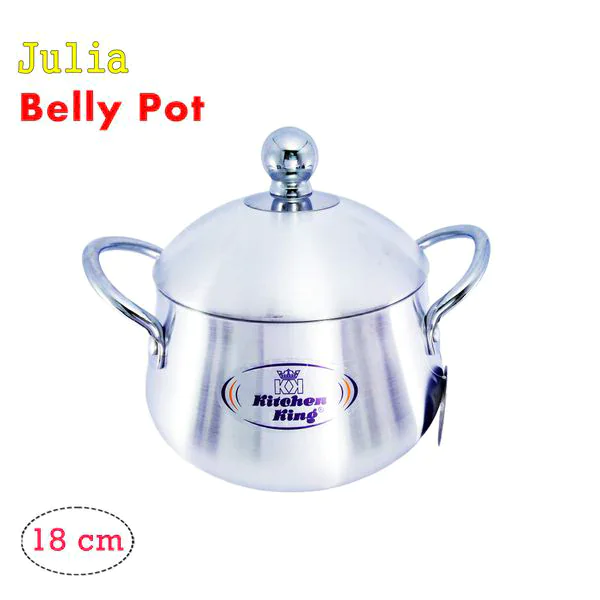 18cm Belly Pot Julia By Kitchen King
